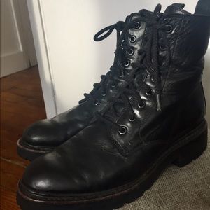 Frye Julie Combat Boots